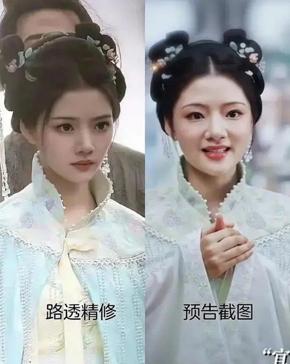 任敏在剧里不出意外的话应该是右边 ​​​