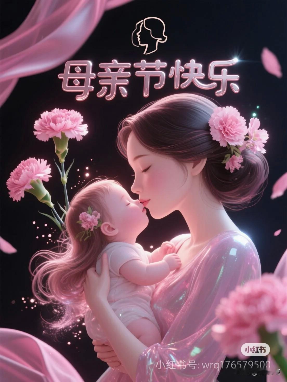 祝天下大爱无疆的亲勤母亲节日快乐。