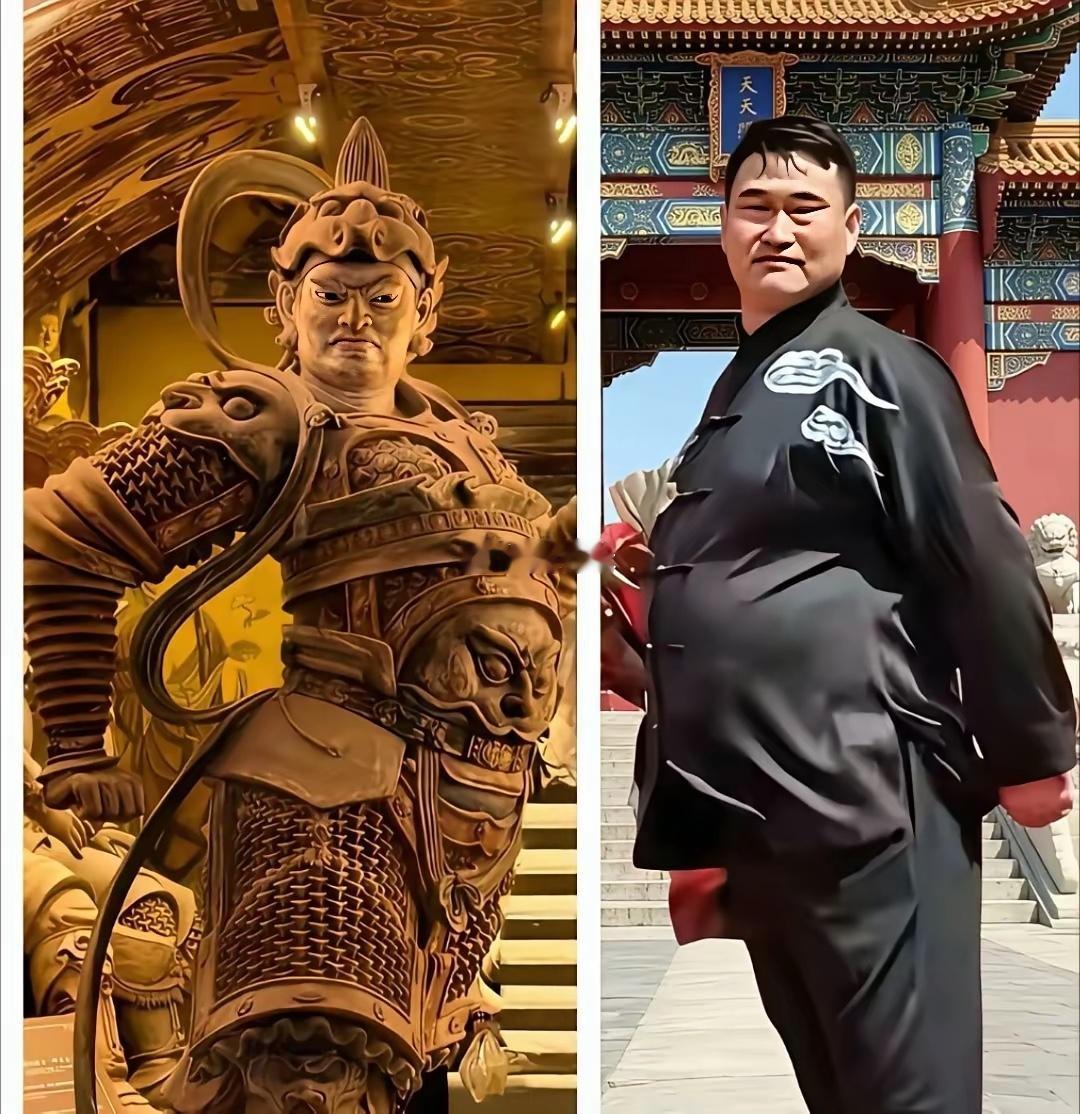 朱之文撞脸南天门神将 
