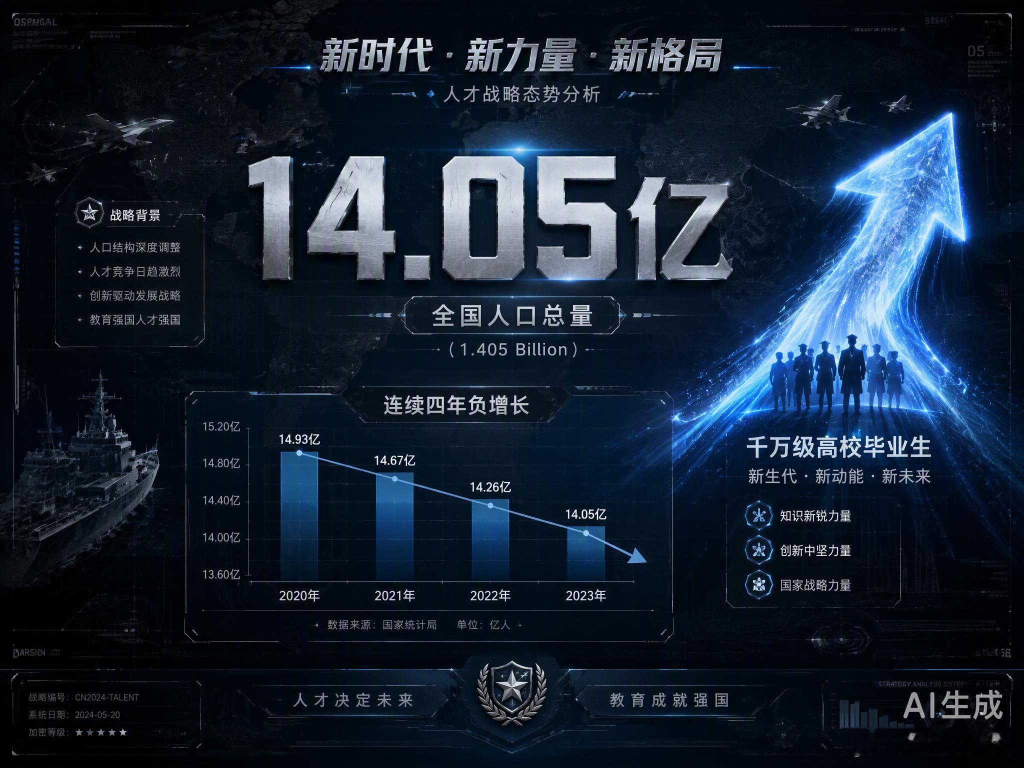 14.05亿，这不仅仅是一个冰冷的数字，更是我们在全球博弈中最厚重的战略底盘。虽