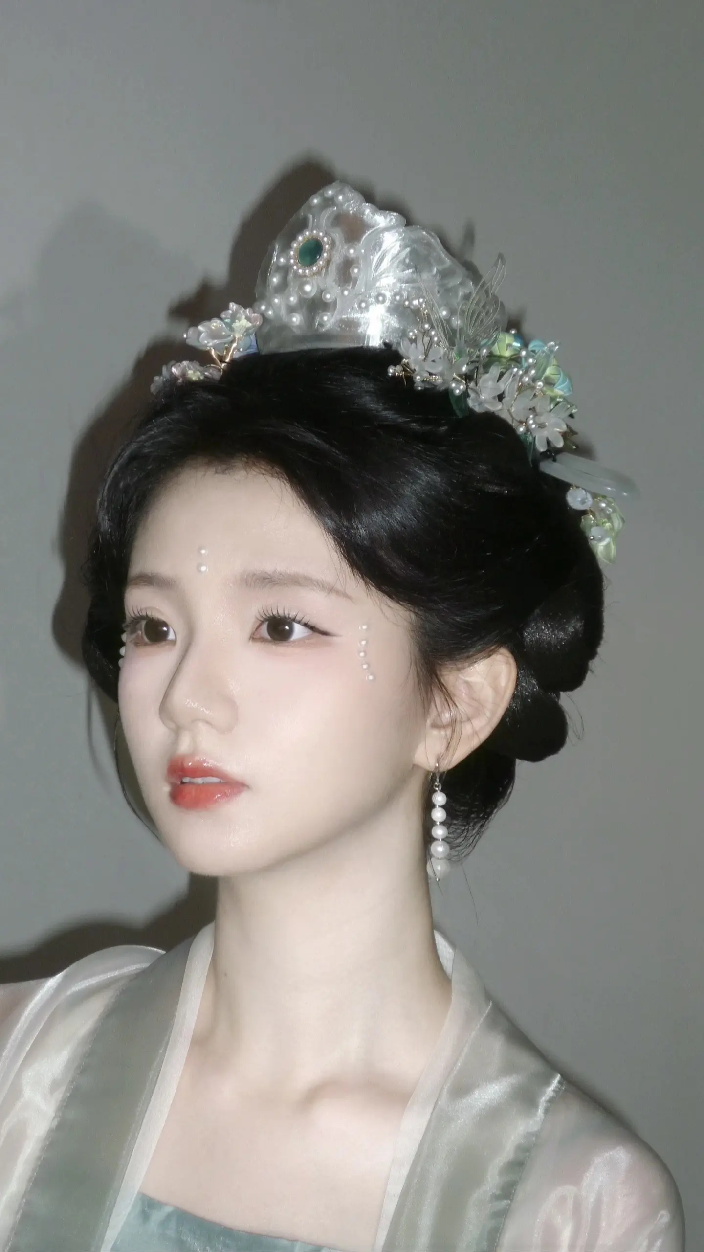 墨雨云间珍珠妆 国风合伙人 汉服妆造 汉服发型