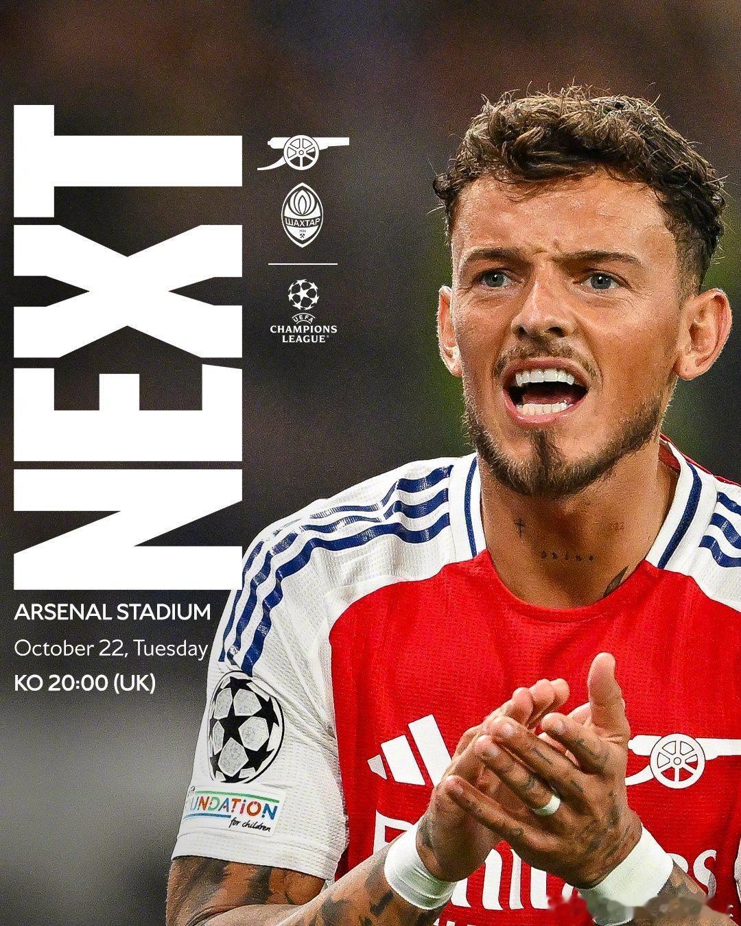 🔴⚪️重回欧冠比赛日！🕐10月23日 03:00（周三）🏟️阿联酋航空足球