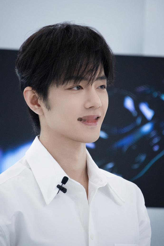 肖战光影中舒展肖战白衬衫顺毛清爽感 肖战光影中舒展，肖战白衬衫顺毛清爽感，谁懂好