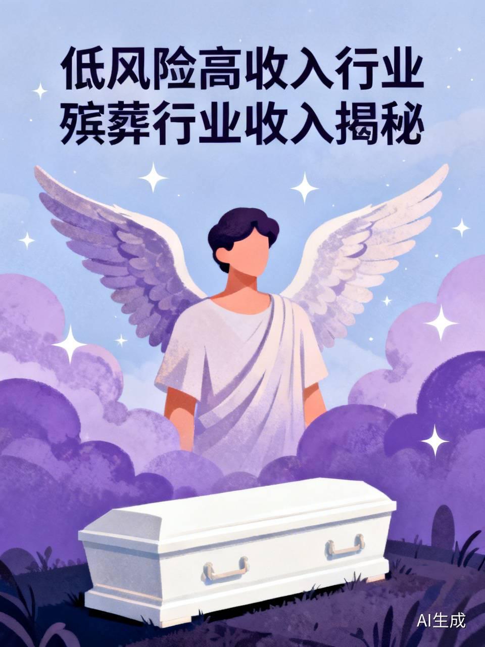 一个低风险高收入的行业。
才看的新闻，河南一考生被殡葬专业成功录取，考生成绩44