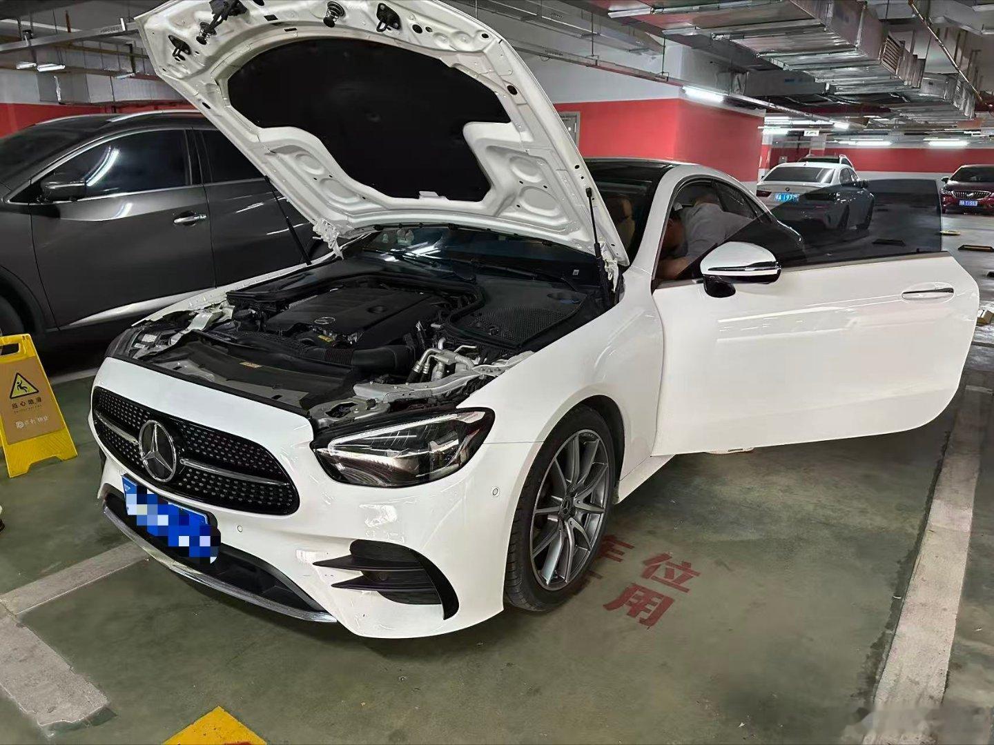 评估了一台23年的E coupe 2万多公里 原版原漆的车况 这车我跌的多 去年