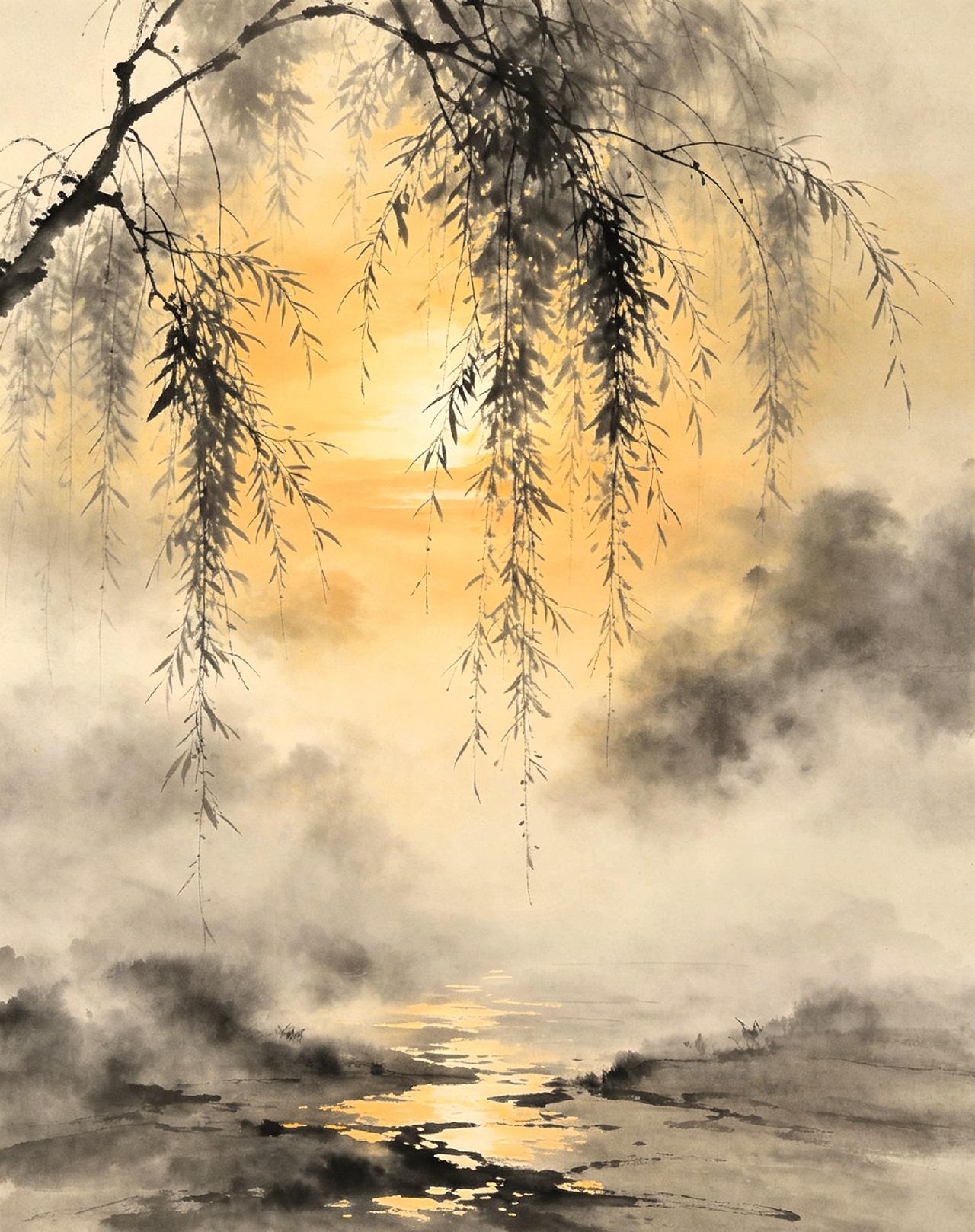 【原创作品】
 七律•春深忆知音
      文/张和平
垂杨烟霭立斜曛，触目芳