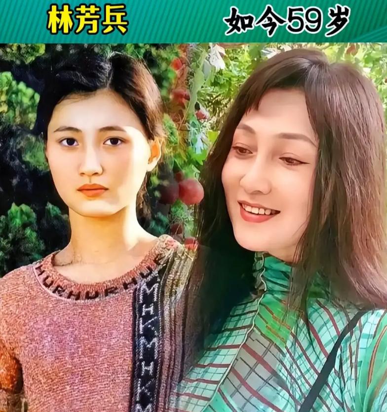 林芳兵，最美的杨贵妃，曾因太美被人算计，老公写了600多封情书才追到手。
丛珊，