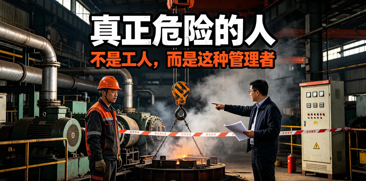 工厂最致命的隐患，从来不是违章工人，而是这些管理者
 
做安全久了，发现一个特别