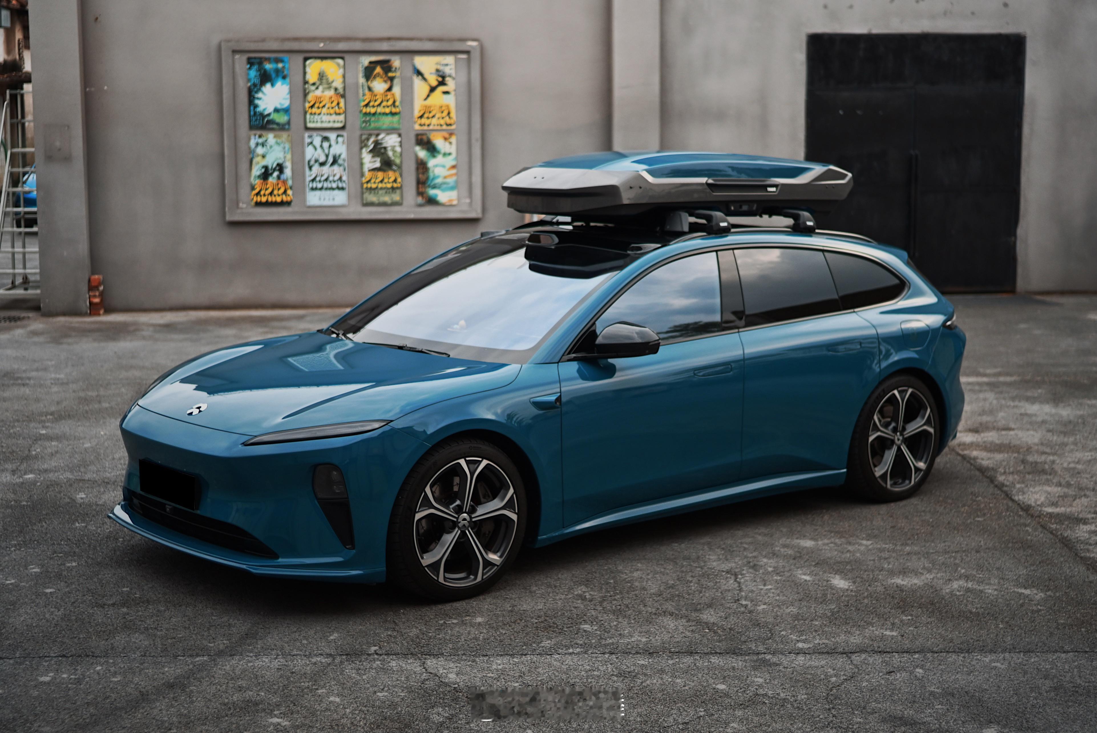 洗好车 来个定妆照Thule motion 3 XL Low 蔚来ET5t 搭配