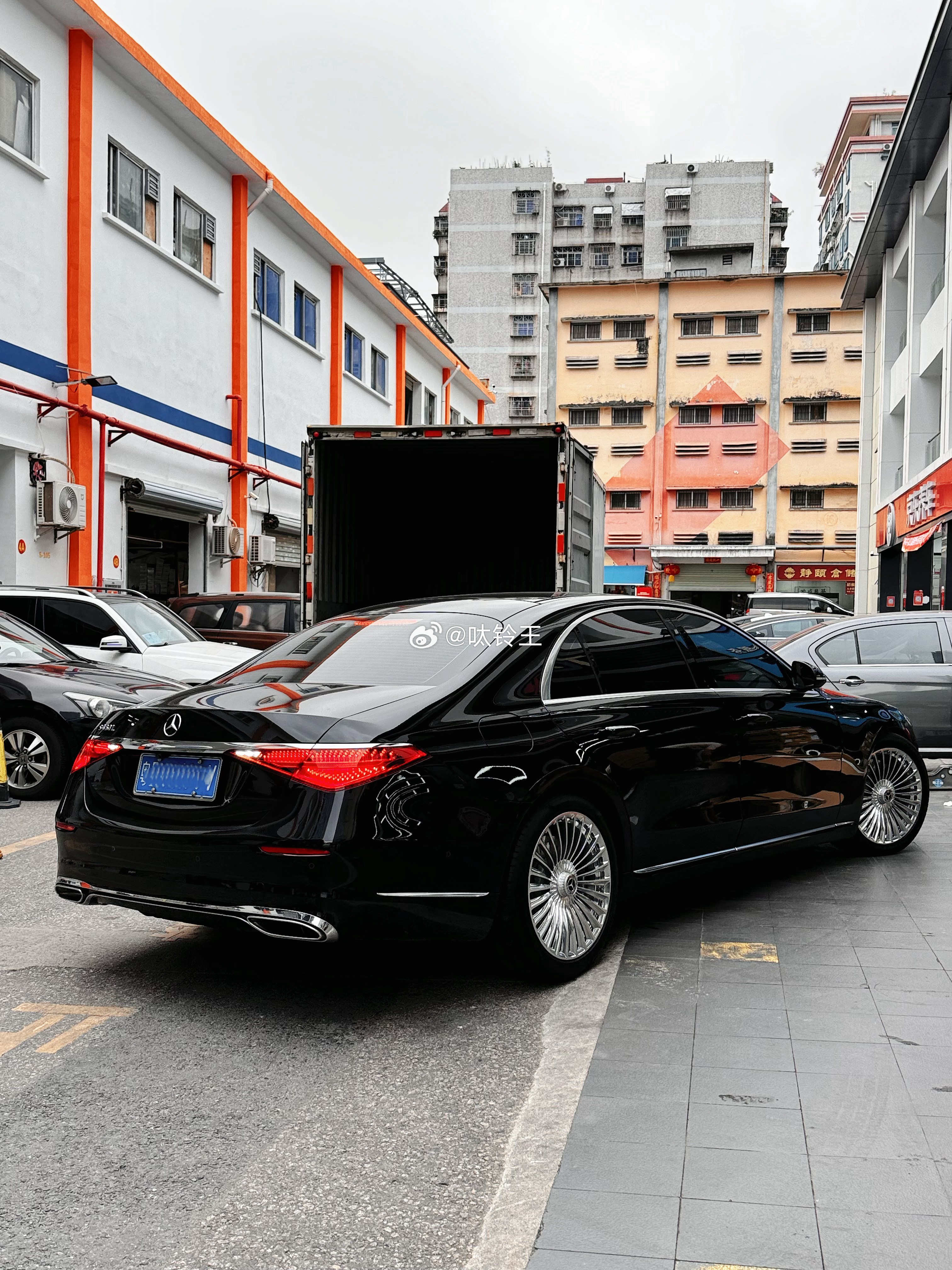 奔驰W223 ，S 完工案例TLFW FORGED 定制20寸 