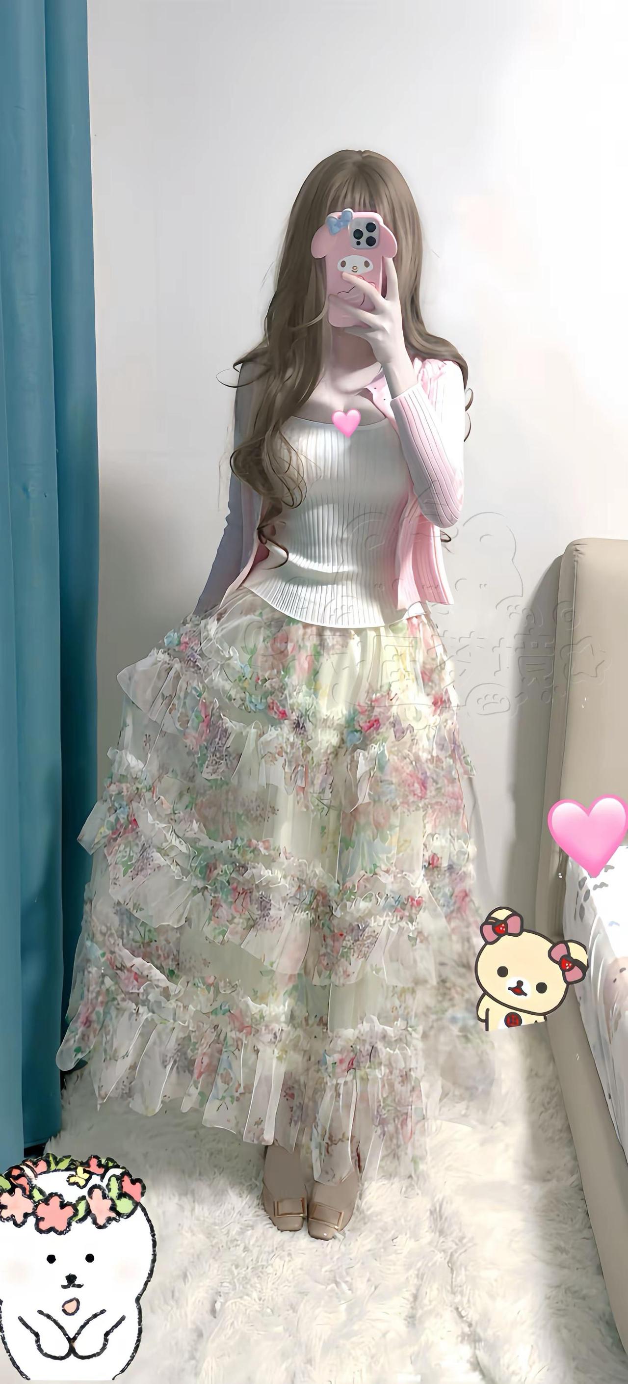 穿碎花裙的季节到了。碎花长裙