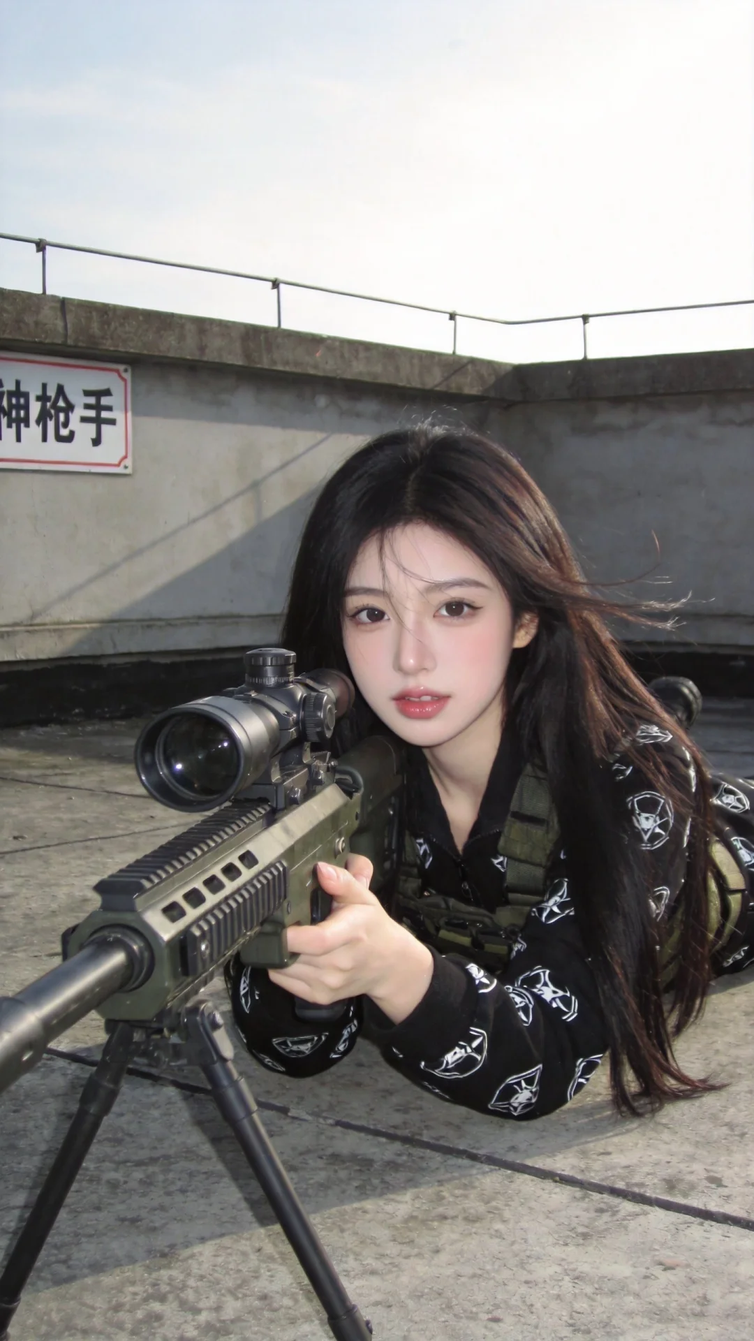 一位长发及腰、模样似洋娃娃般可爱的女生。构图随意却尽显生活中的绚丽日常...