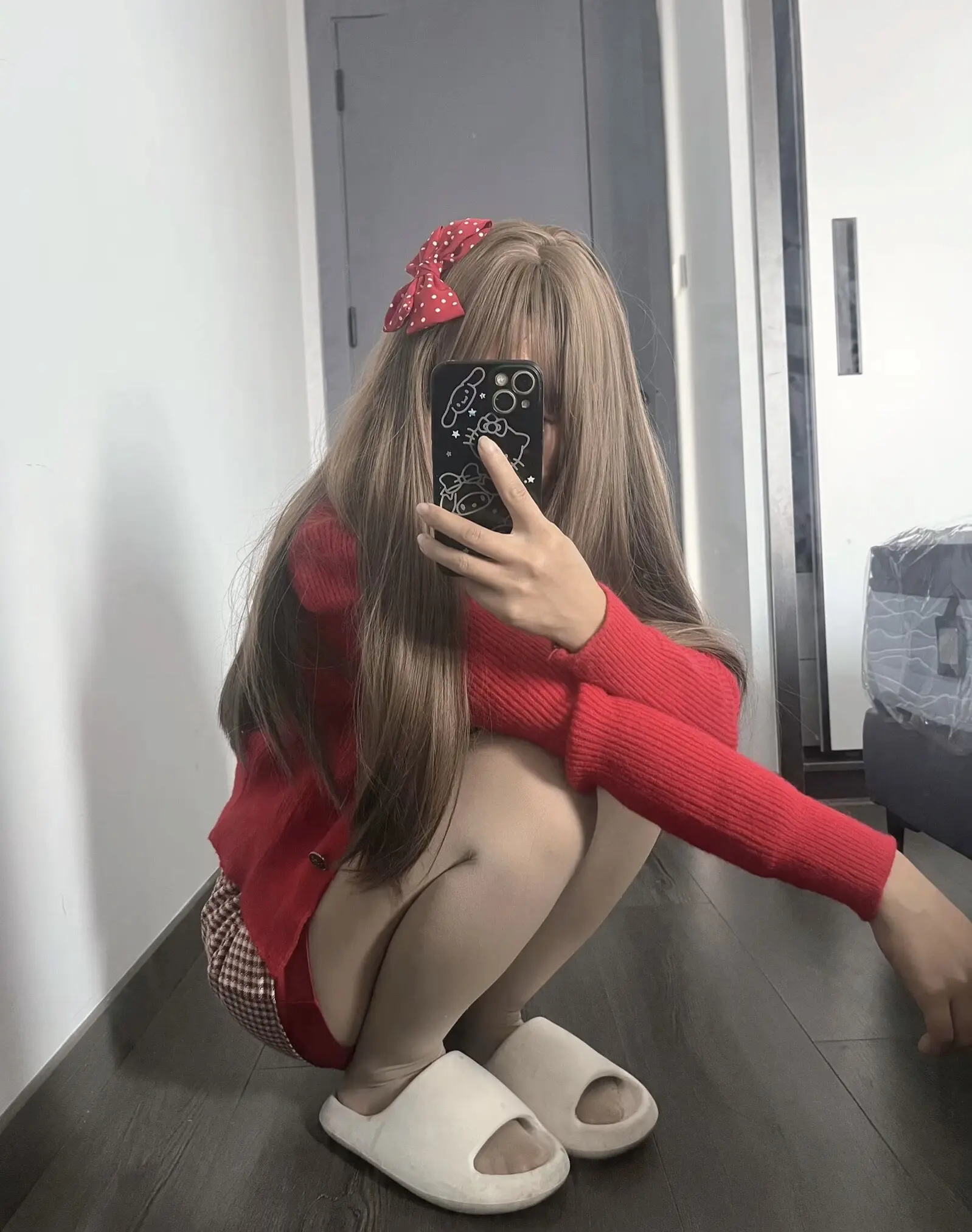 穿搭ootd 日常生活 ootd穿搭分享 穿搭搭配 红色系