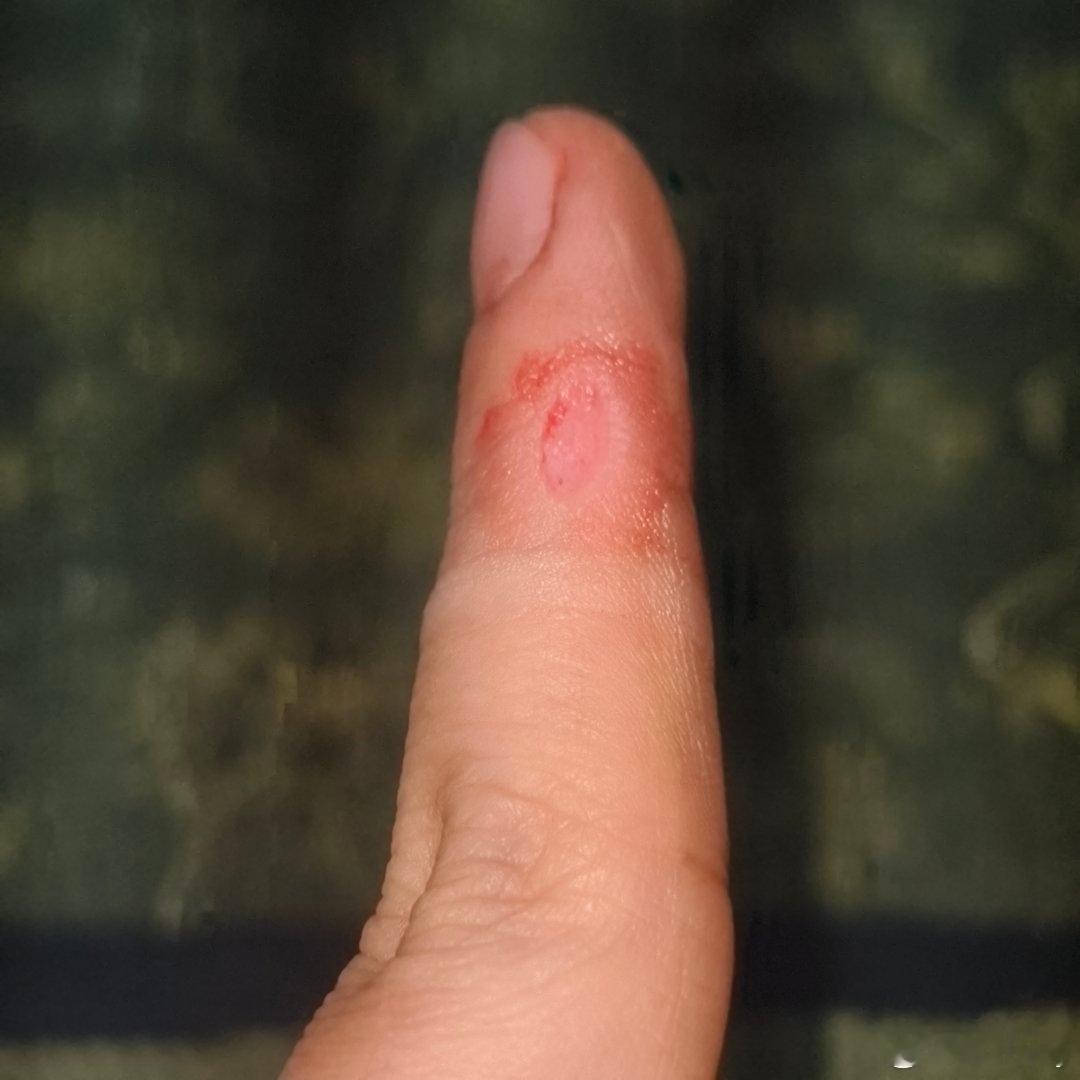 切掉一块肉都要夸这菜刀好，确实舒服 ​​​