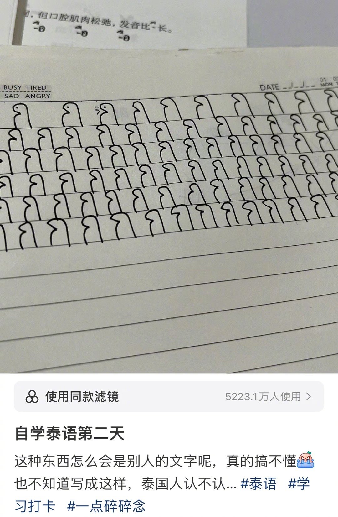#泰语好像表情包# 哈哈哈哈太形象了 ​​​