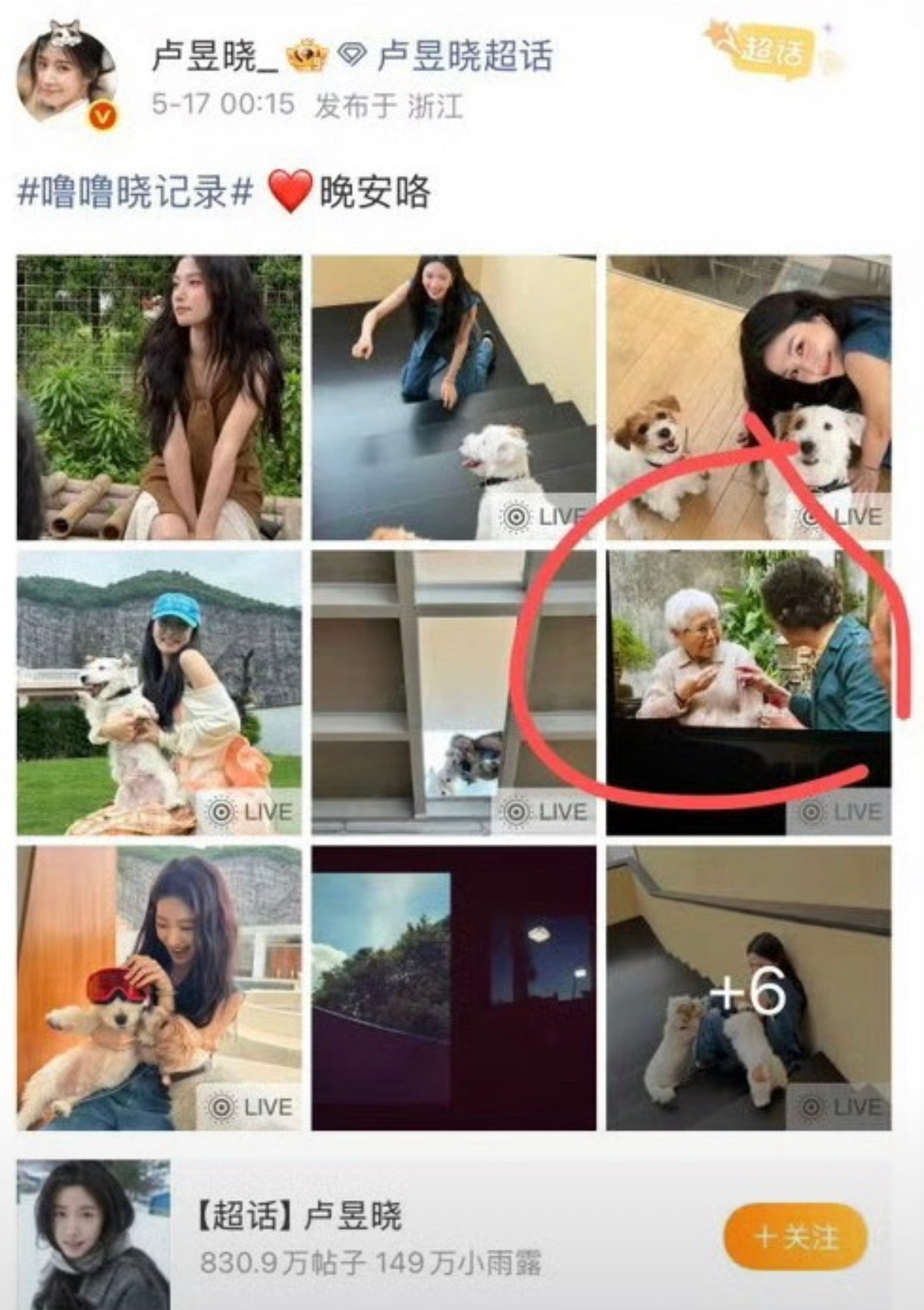 卢昱晓道歉给阿嬷的情书 屏摄作为公众人物，更要注意严格约束自身言行，吸取教训，知