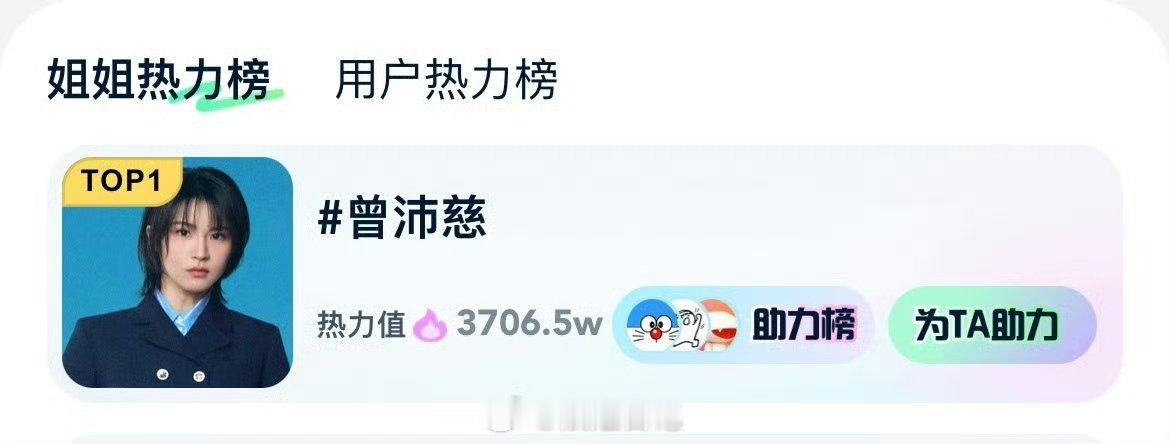 曾沛慈专属活动舞台曾沛慈获得芒果卡offer 乘风2026最大惊喜，曾沛慈勇夺榜
