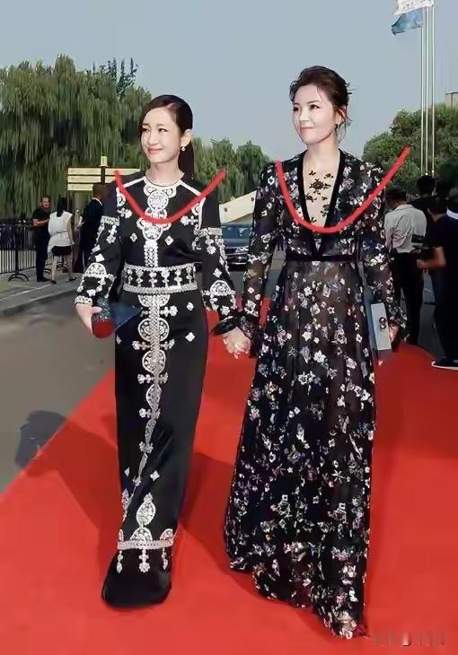 没想到秦海璐比刘涛还矮呀？我怎么单看秦海璐感觉他很高挑呀 