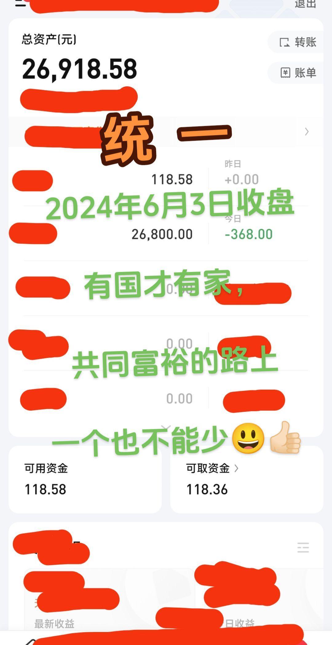 这里不是游戏场，普通大众尽量不要参与。
投资，需要有知识，勇气和定力。也需要不卑不亢谦虚谨慎。更需要的是大眼光，大格局，大智慧和大大的善良