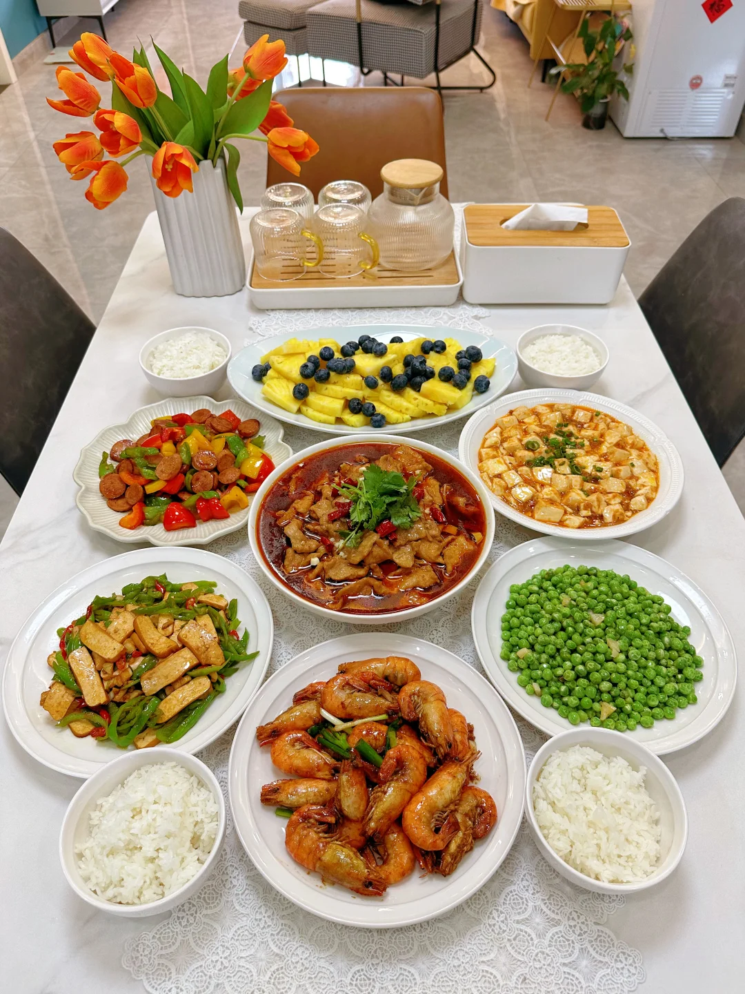 日子不紧不慢，每天要好好吃饭