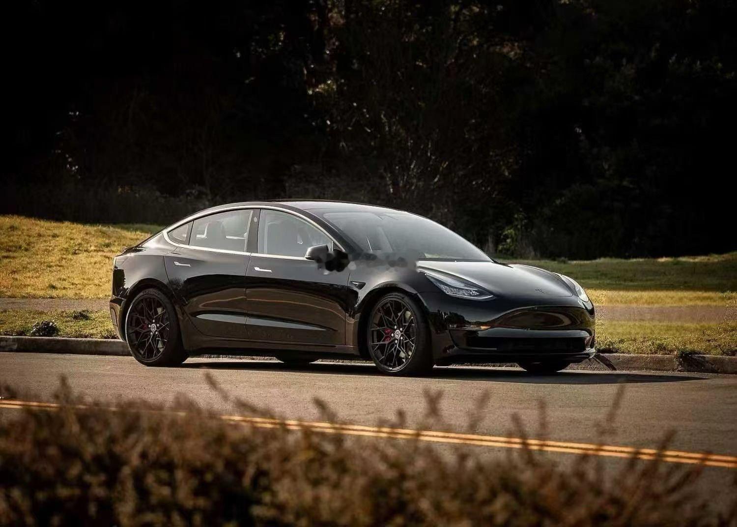 Model 3改装上脚HRE FF10 黑色 20寸现货 model Y/3P数