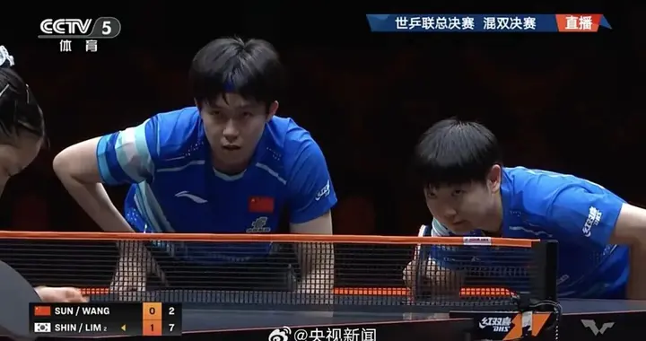 孙颖莎带伤出战，“莎头组合”获亚军！