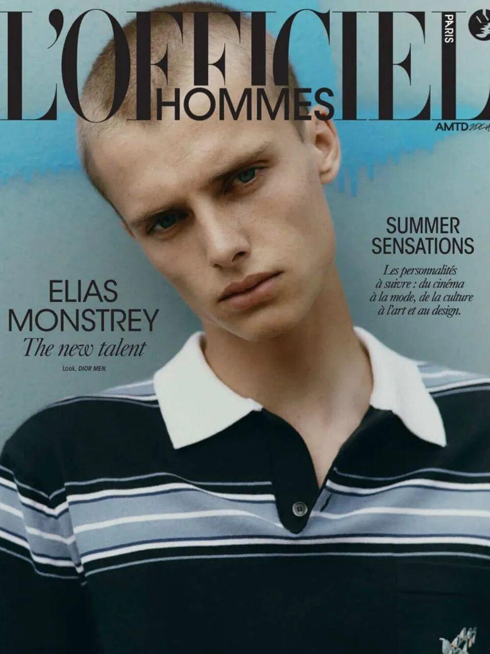 最近，新人男模特Elias Monstrey（埃利亚斯·蒙斯特雷）凭借出众的表现