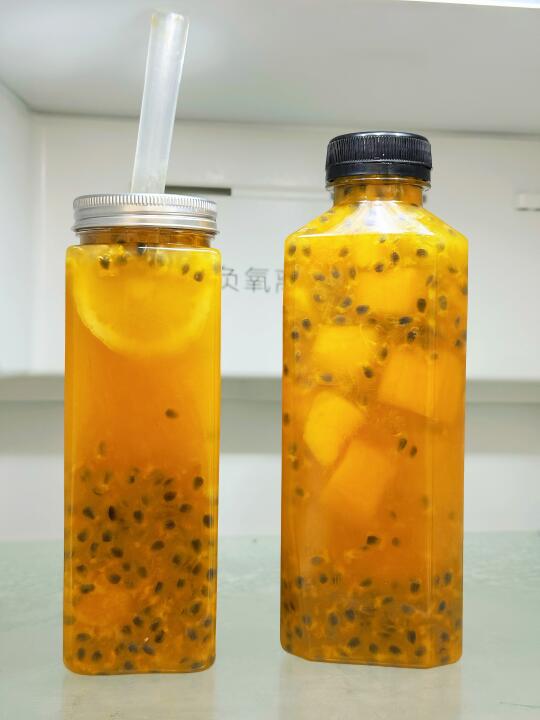 商场好喝百香果柠檬茶！被我完美复刻出来了…
