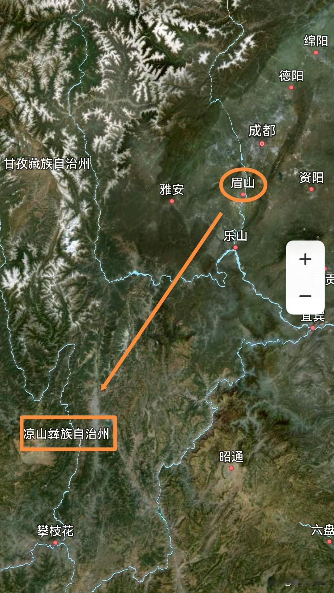 仍为付市，从眉山到凉山是拔提用重吗？
眉山市，享有“中国诗书城”的美誉。总面积7