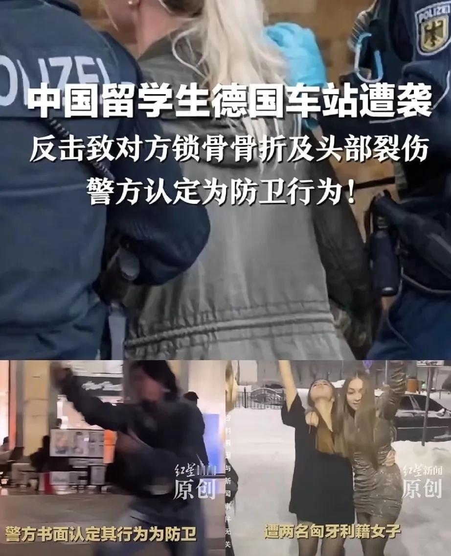 东大留学生徐先生在德国慕尼黑火车站遭到三名外国人挑衅辱骂，他奋起反击用咏春拳“醉