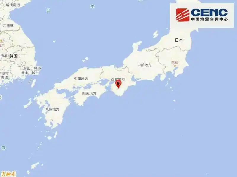 日本突发5.7级地震！震感波及奈良县，为何没引发海啸？

北京时间5月2日17时