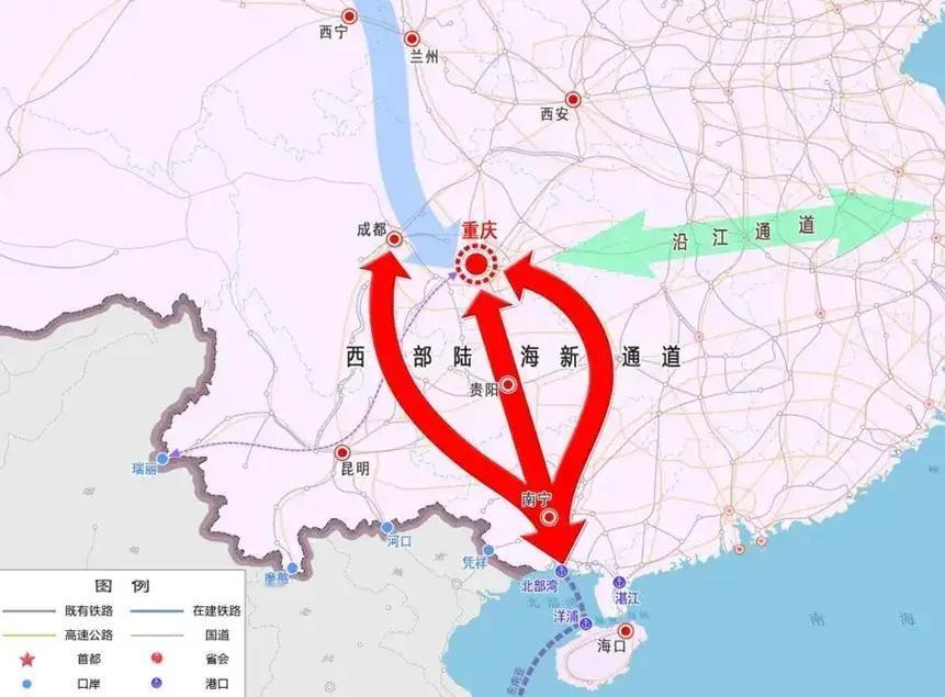 广西搞西部出海大通道有没有性价比？西南地区离海洋最近的地方，确实是广西北部湾。西