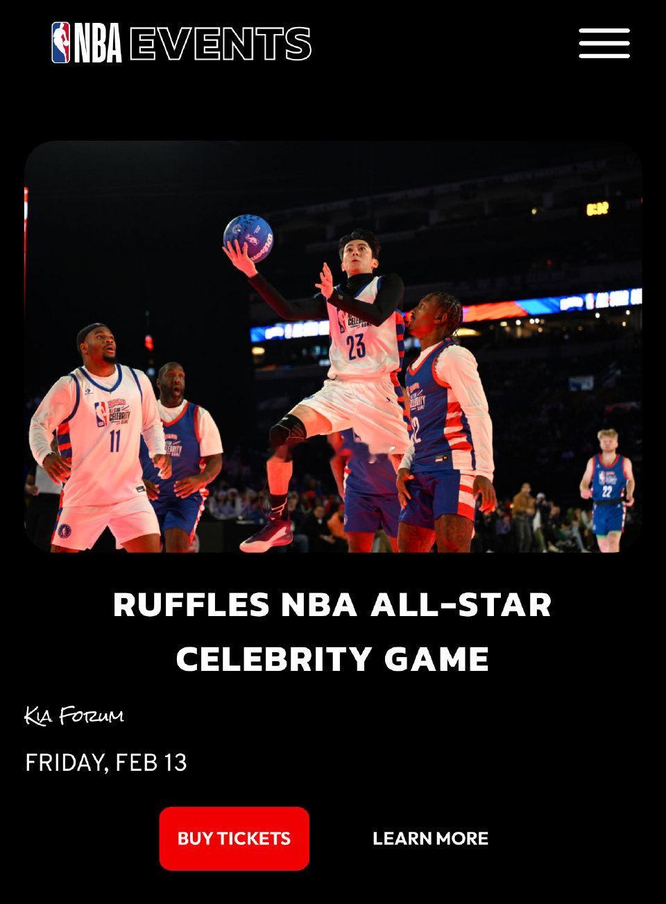 NBA需要王鹤棣！官网发了棣棣来给明年比赛引流诶！这影响力杠杠的 