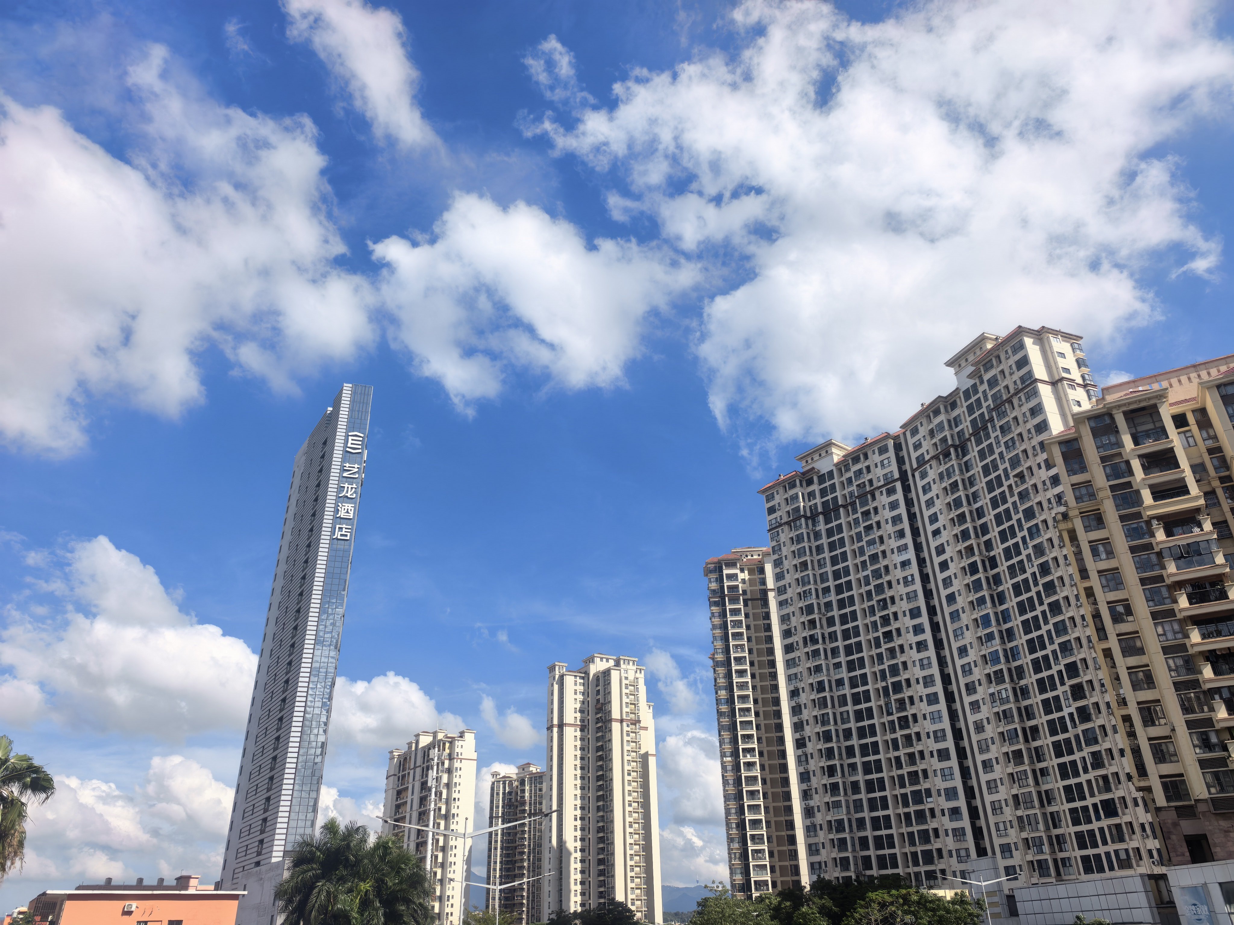难得的好天气。 深圳·平湖
