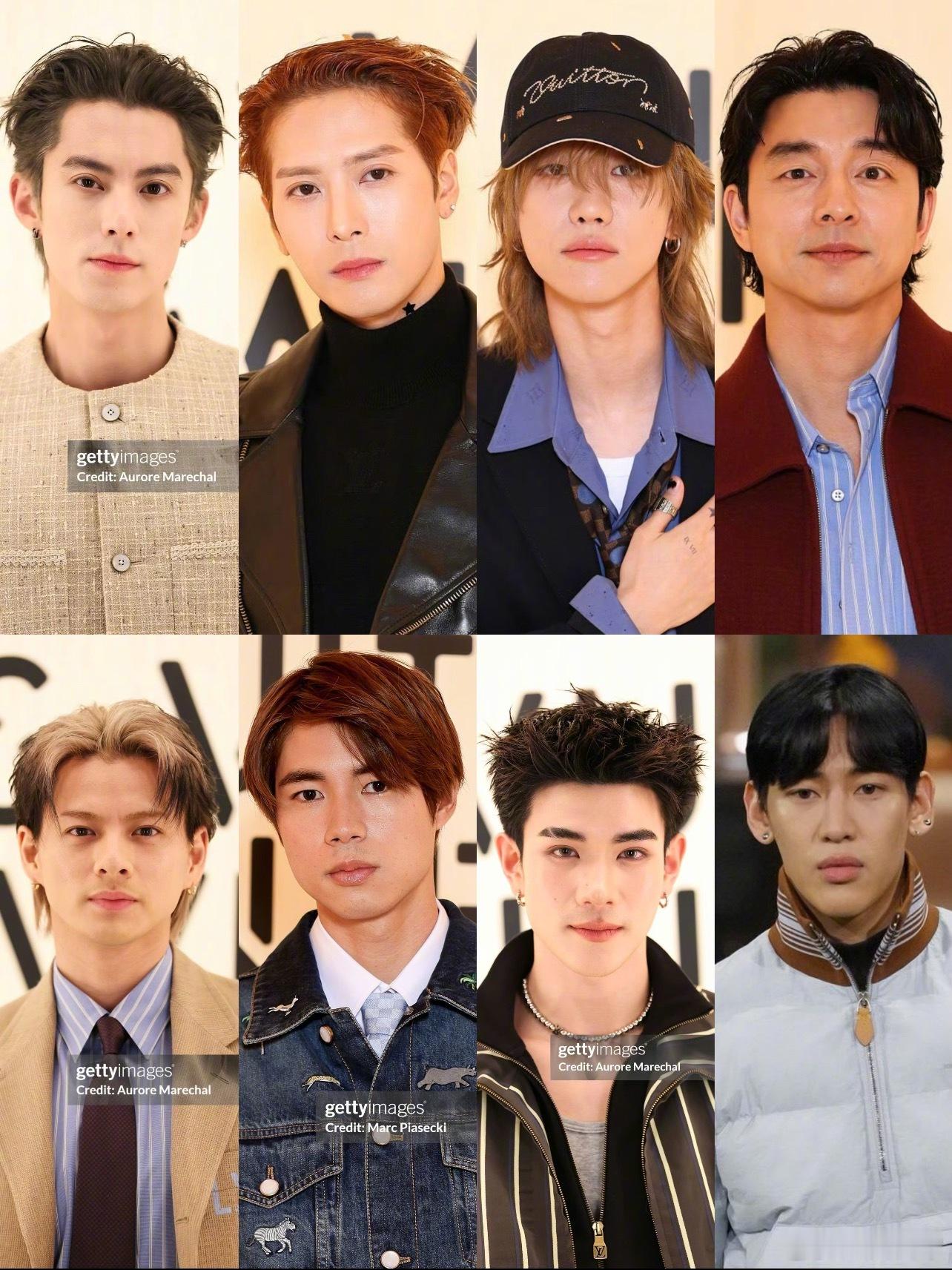 LV大秀G社生图王鹤棣、王嘉尔、徐明浩、孔刘、平野紫耀、BamBam、Fourt