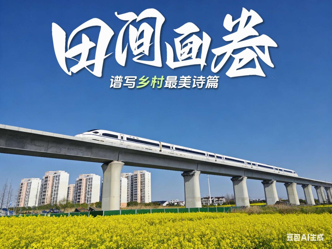 油菜花的季节 超级工程 记录家乡美景