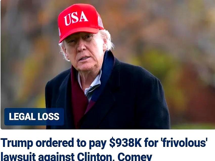 一百万美元直接打水漂！
就因为在法庭上“无理取闹”？
这也就是川普能干得出来的事