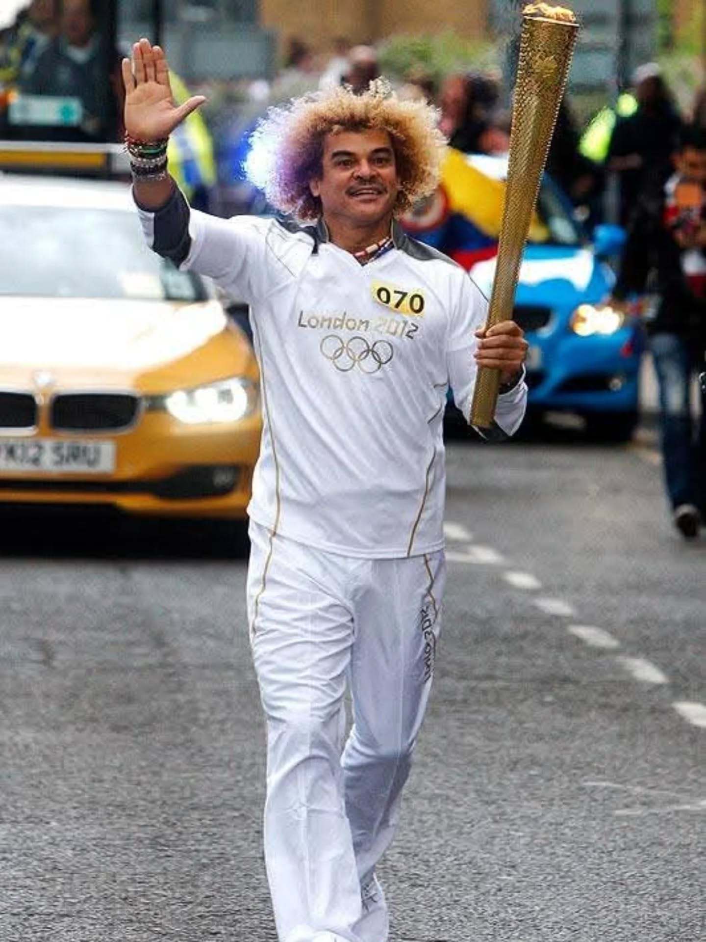 【老照片】 奥运会 Carlos Valderrama with the Oly