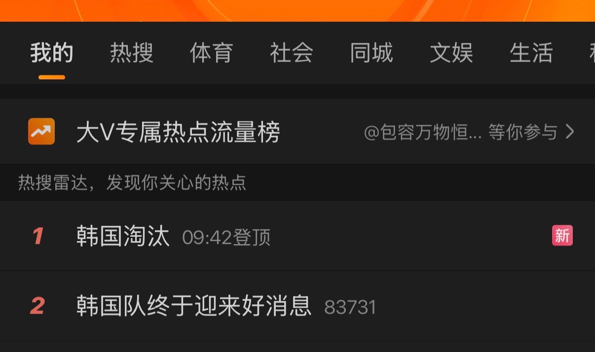 🔻那很好了。韩国淘汰海外新鲜事非正经观战世界杯