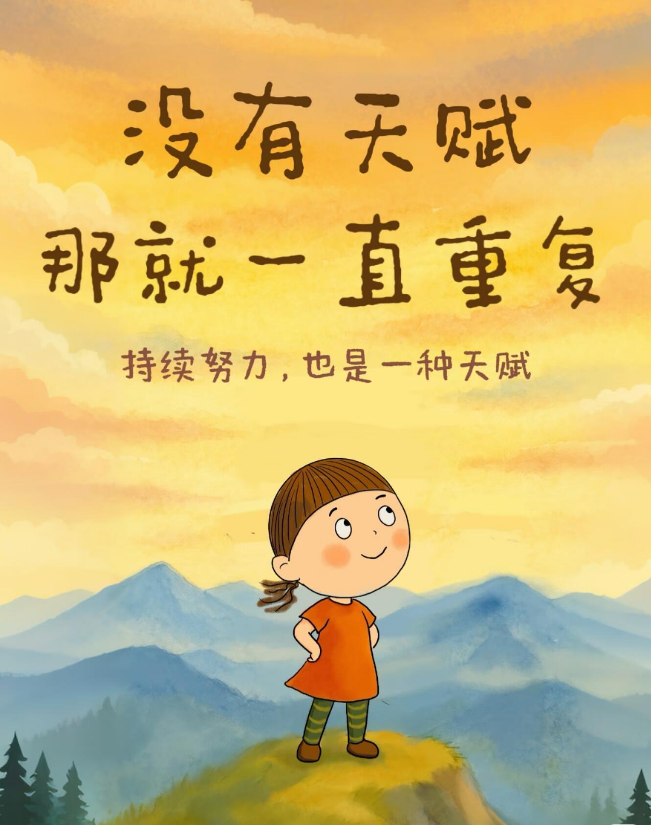 没有天赋，那就一直重复 