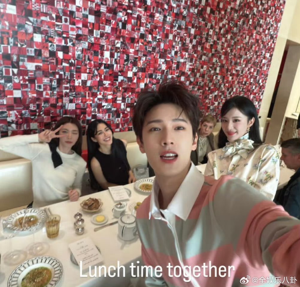 李昀锐王楚然邝玲玲orm自拍邝玲玲orm李昀锐王楚然聚餐 邝玲玲晒了和orm，李