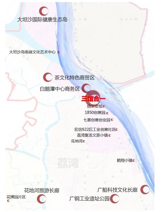 广州市岭南文化中心区（荔湾片区）总体规划图
