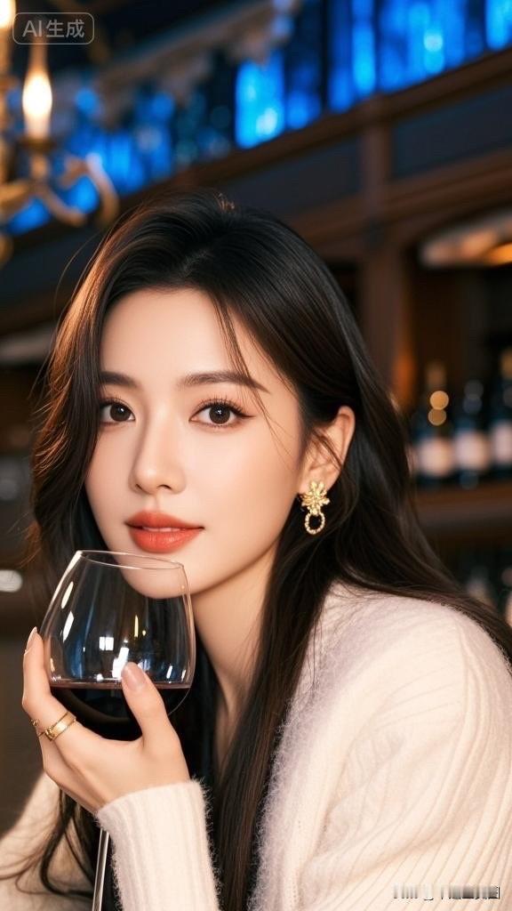 穿越时空的古典美人，精致妆容与华美服饰相得益彰。