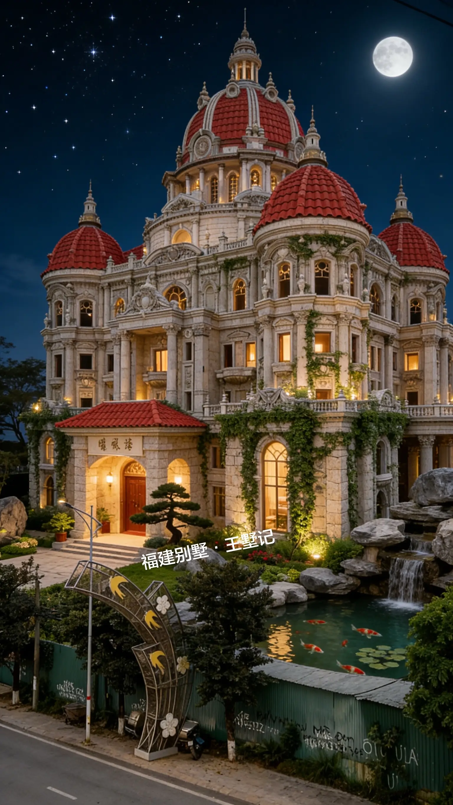 城堡。为什么高档别墅外墙都是用的石材干挂？因为石材的质地坚硬，纹理天然...