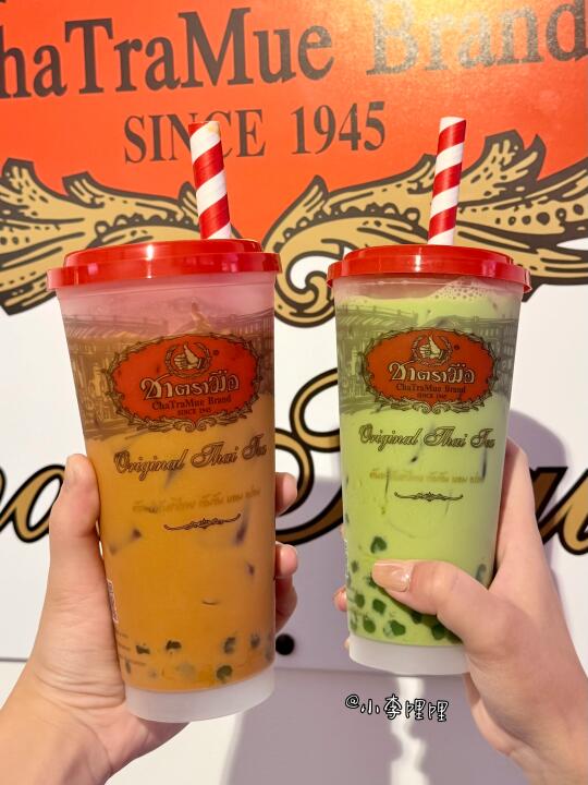 🇬🇧终于在伦敦喝到这口纯正泰奶红😭😭😭