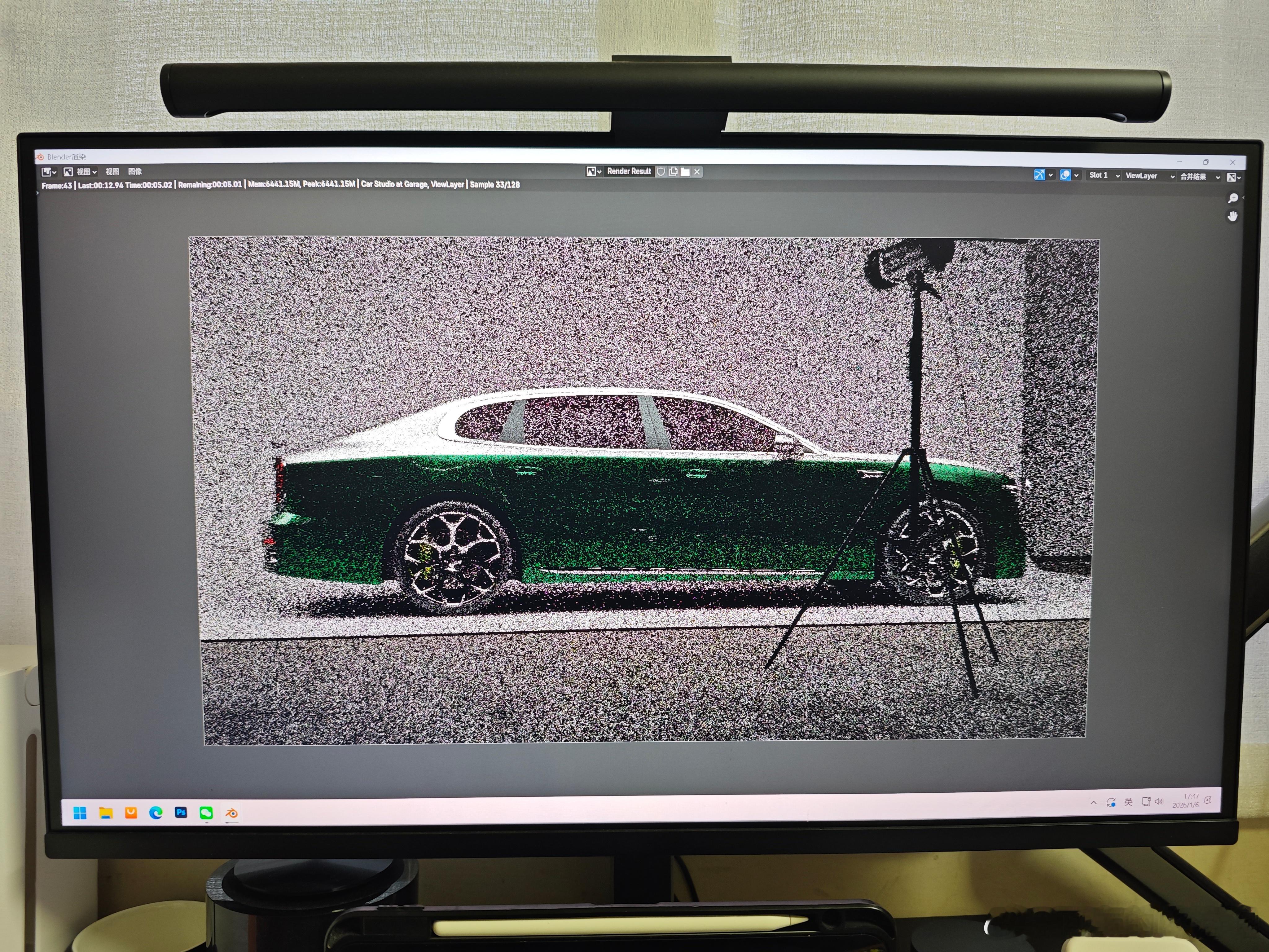 300帧的动画已经渲了268帧了 手贱打开另一个模型 寻思这一边渲 一边改另一个