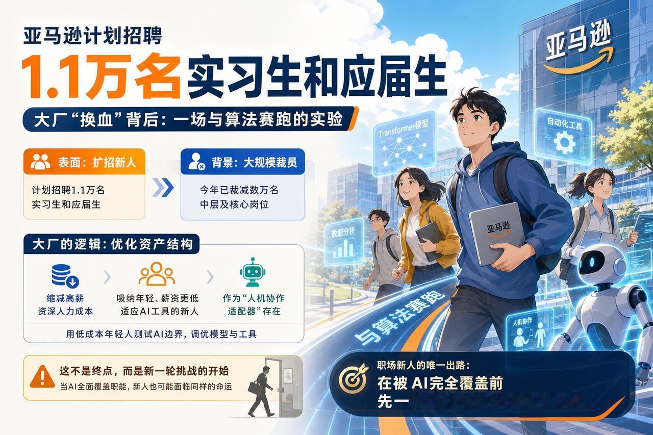 【亚马逊扩招1.1万新人的真相：不是复苏，是清洗与重构】

AWS首席执行官Ma