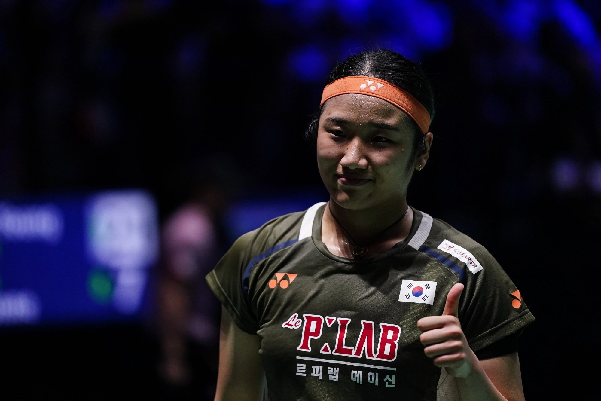 安洗莹🇰🇷 21-10、21-6 🇰🇷沈有振下轮对手：陈雨菲🇨🇳 v