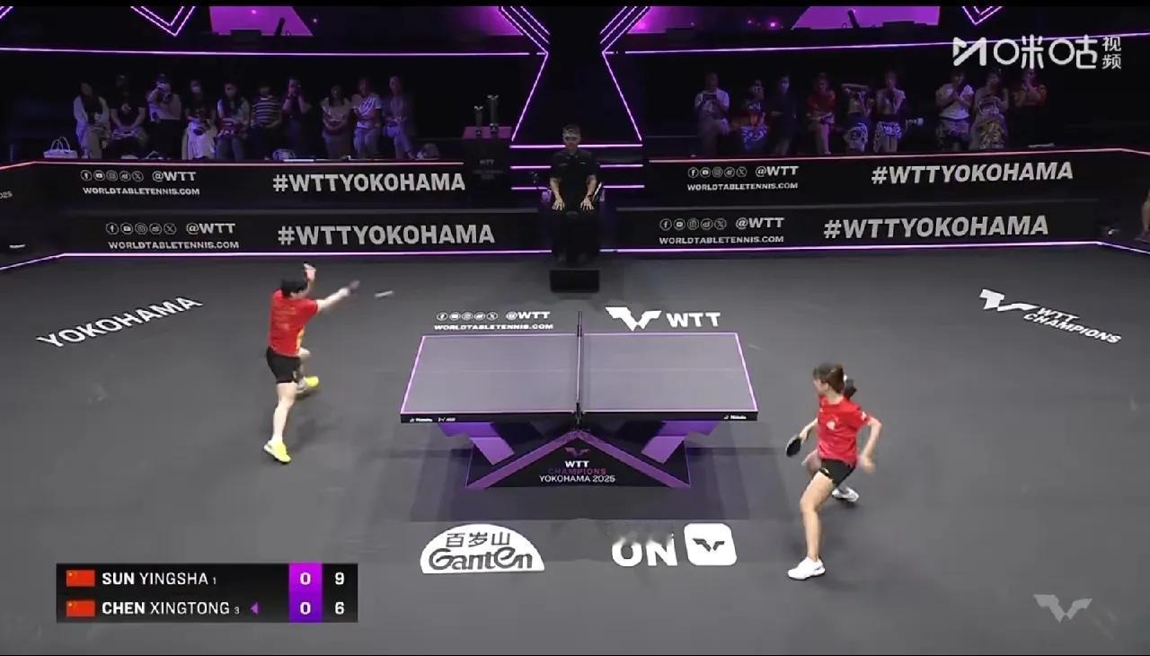 陈幸同赢了！4-2完胜孙颖莎，登顶横滨冠军赛！

在输掉第一局后，陈幸同好像忽然