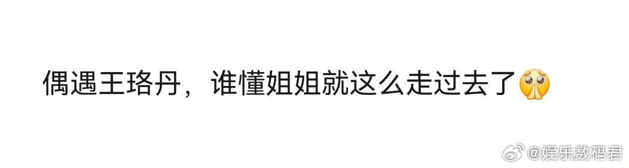 偶遇王珞丹就这么水灵灵过去了 救命！和王珞丹偶遇还擦肩而过！她的笑容治愈力满分，